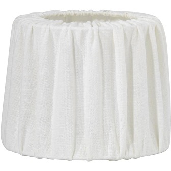 Lniany abażur plisowany Sofia offwhite